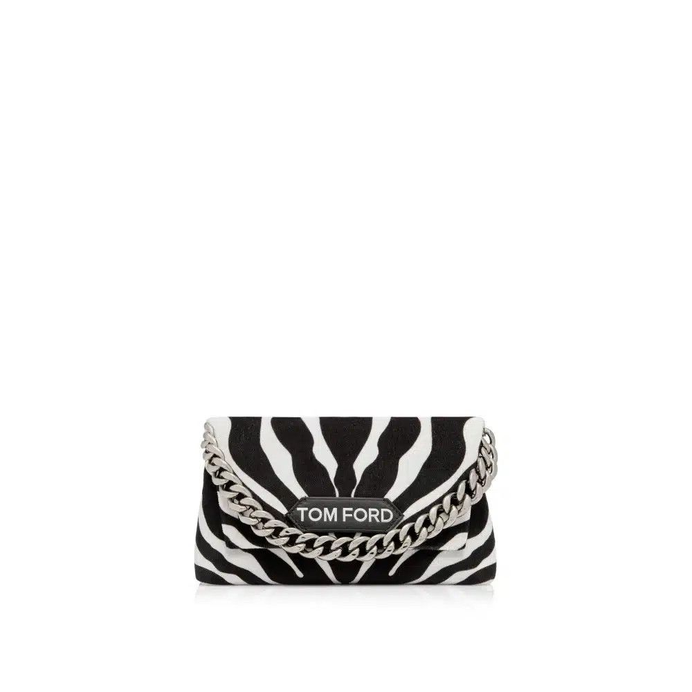 Tom Ford o1loc1c1124 L1487 Size: OS / Mini Bag in White Black Size ONE SIZE - 1 Thumbnail