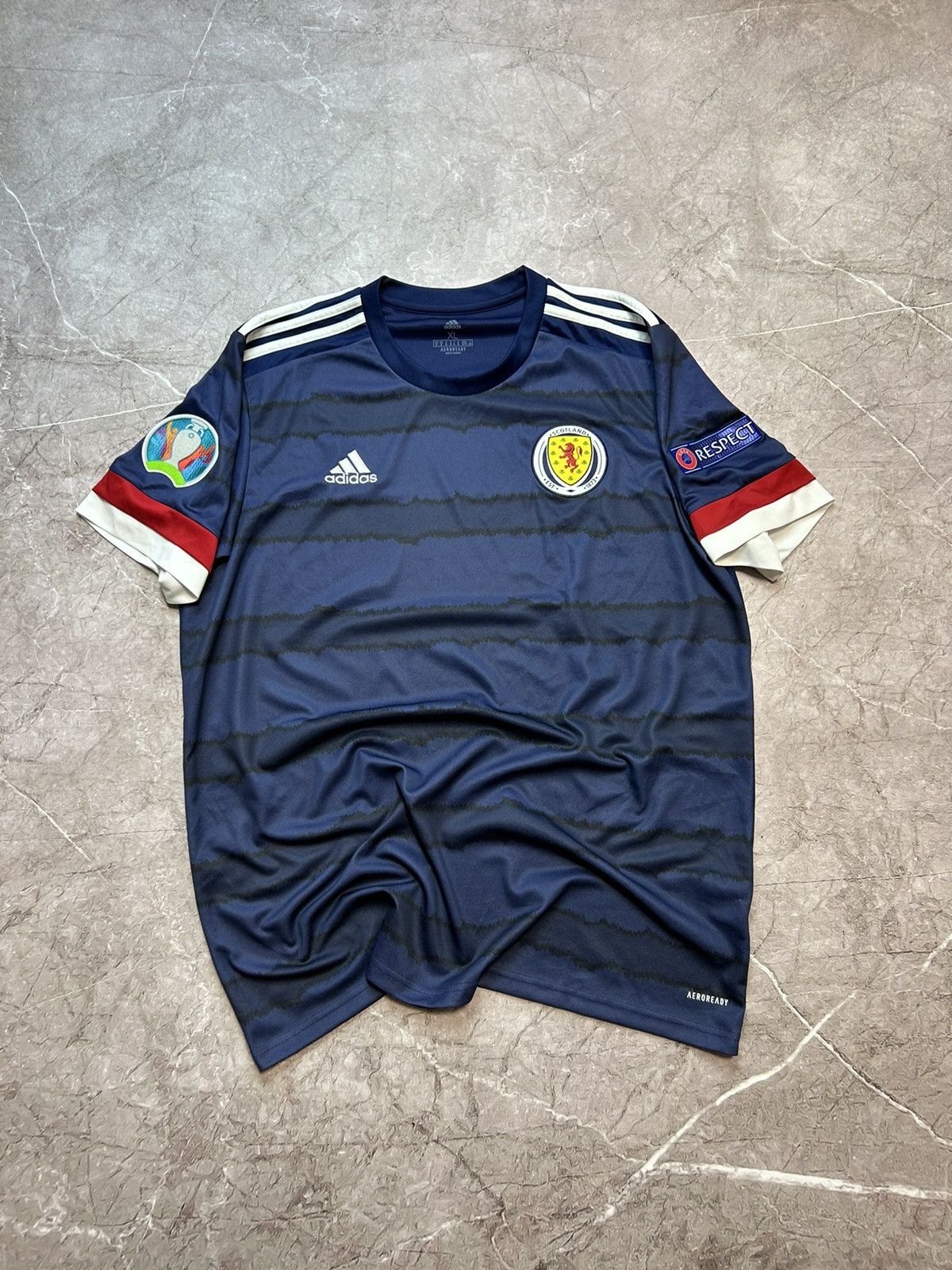 Adidas × Vintage Adidas Scotland 2020 Home Kit Soccer Jersey Size US XL / EU 56 / 4 - 2 Thumbnail