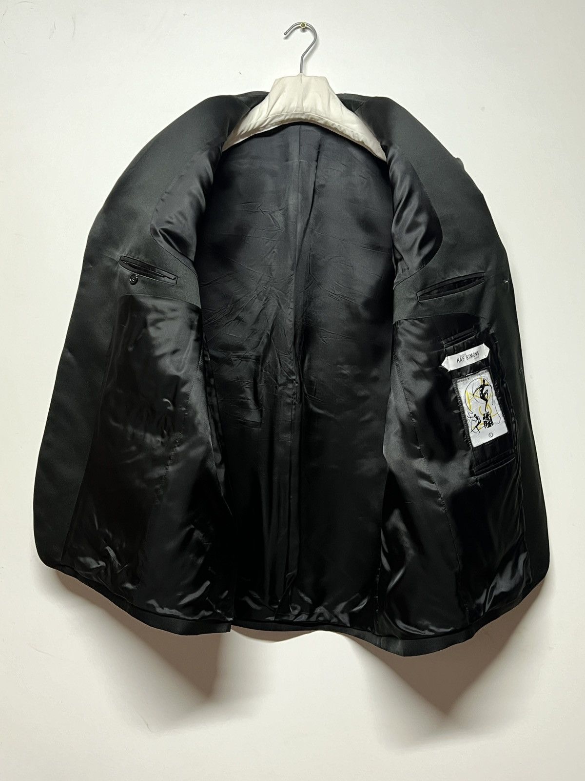 Raf Simons OVERSIZED SATIN BLAZER Size 46S - 5 Thumbnail