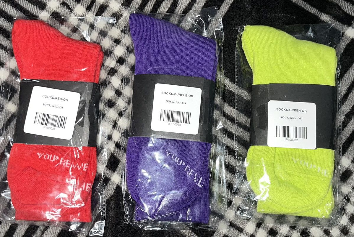 Imran Potato LAST DROP EVER EVER Imran Potato Logo Socks Bundle Size ONE SIZE - 2 Thumbnail