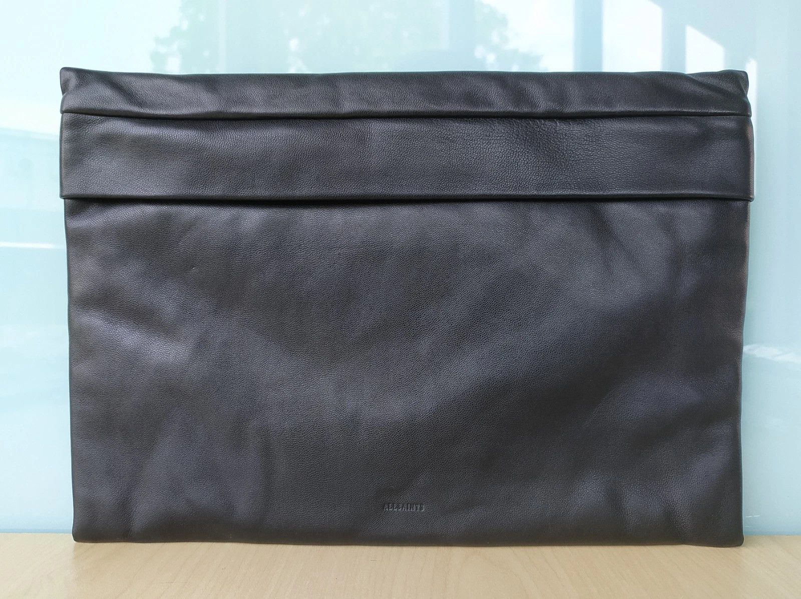 Allsaints ALLSAINTS Women's Leather AMALIA Clutch FTP - 8028 Size ONE SIZE - 1 Thumbnail