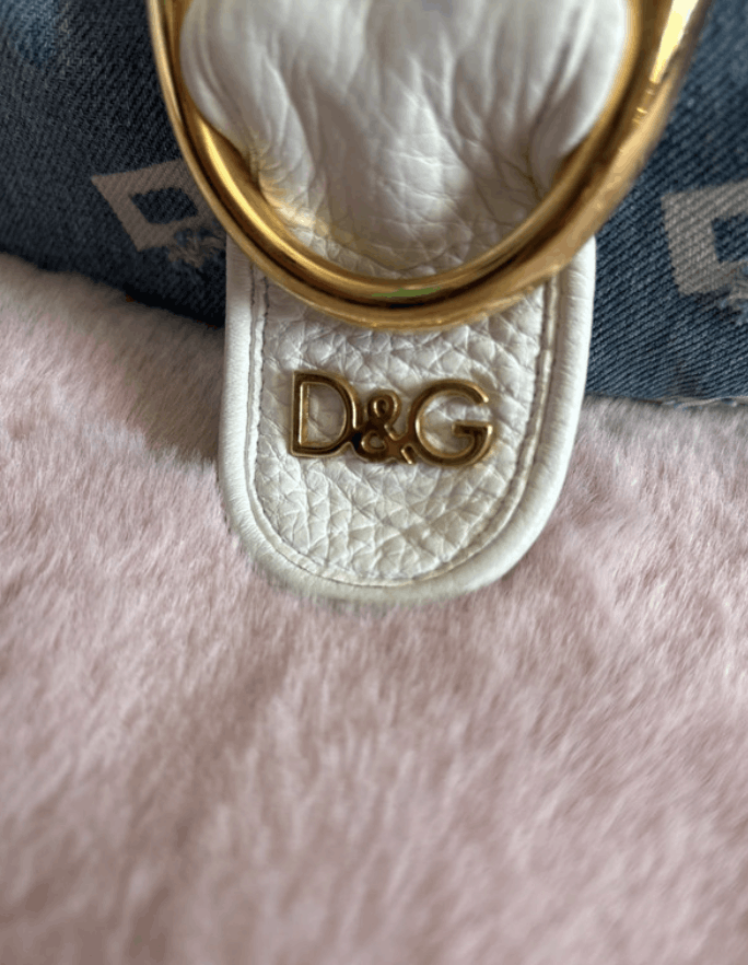 Dolce & Gabbana × Jean Dolce Gabbana Hobo Bag Baguete Shoulder Hand Denim EX0108 Size ONE SIZE - 8 Thumbnail