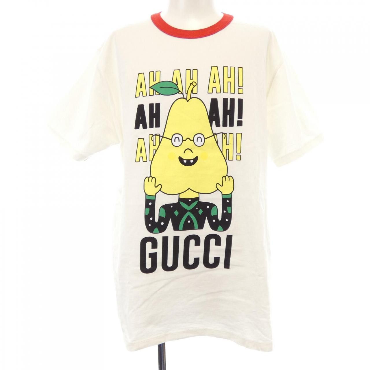 Gucci Gucci Gucci Cotton T Shirt Textile T-Shirts 703439XJEIY DUTY FREE for USA Size ONE SIZE - 1 Thumbnail