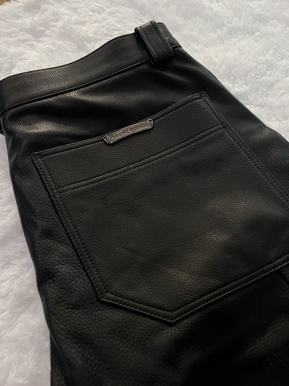 Chrome Hearts Chrome Hearts Double Knee Carpenter Leather Pants Size US 36 / EU 52 - 4 Thumbnail