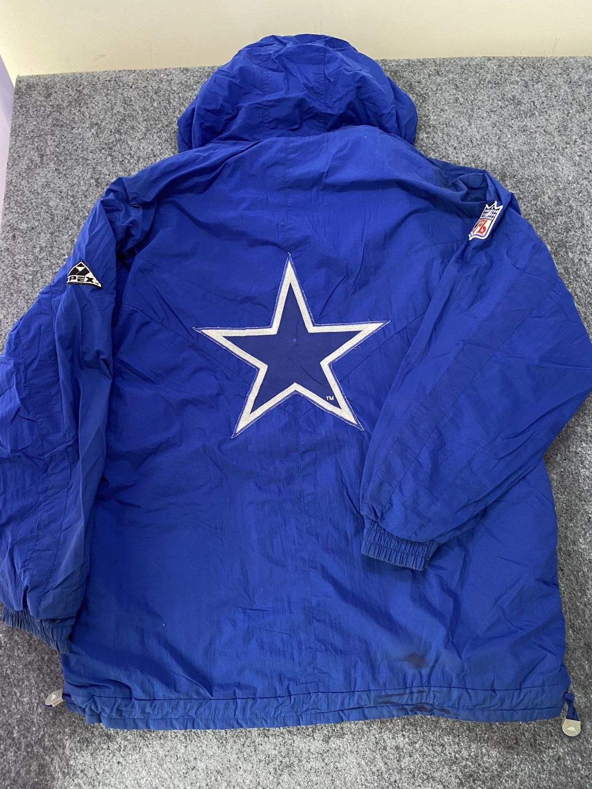 Apex One × Pro Line 🔥Dallas Cowboys APEX ONE Pro Line Jacket Men's Blue Hooded Size US L / EU 52-54 / 3 - 9 Thumbnail