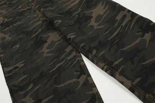 VIBE American contrast camouflage loose straight-leg work jeans Size US 32 / EU 48 - 5 Thumbnail
