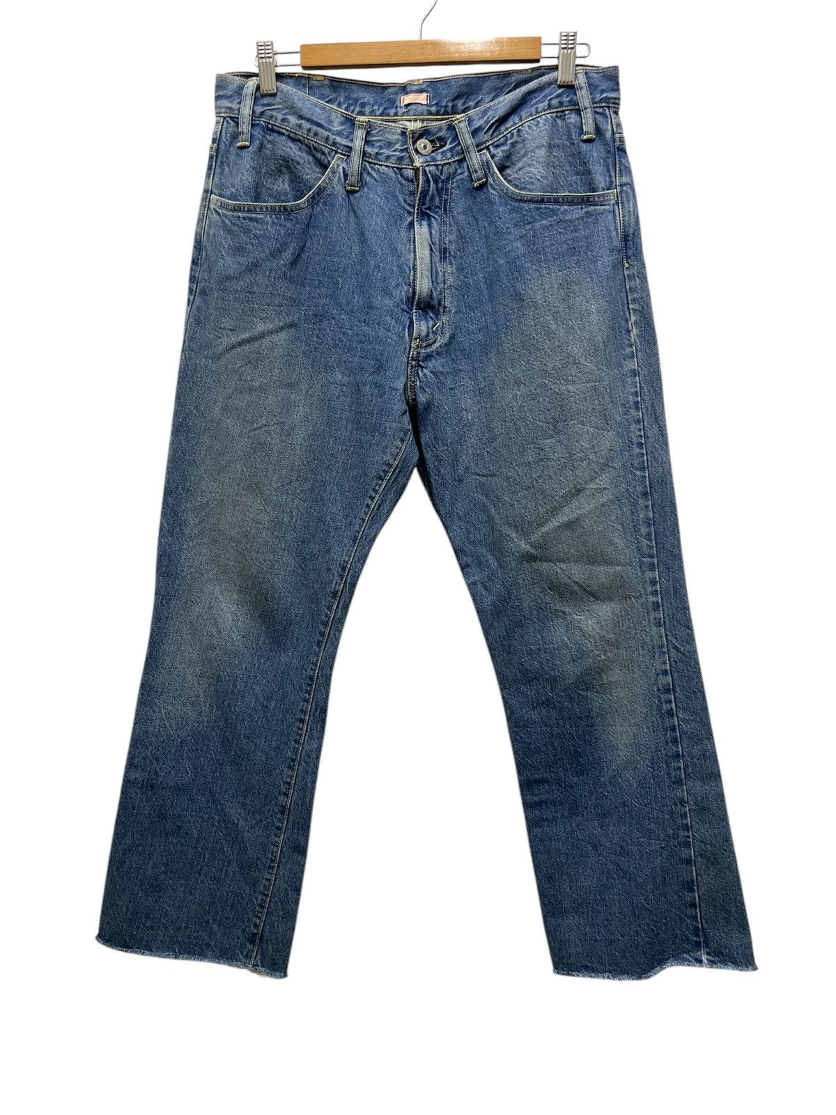 Kaptain Sunshine Japan West Coast 70's Fit Long Wash Denim