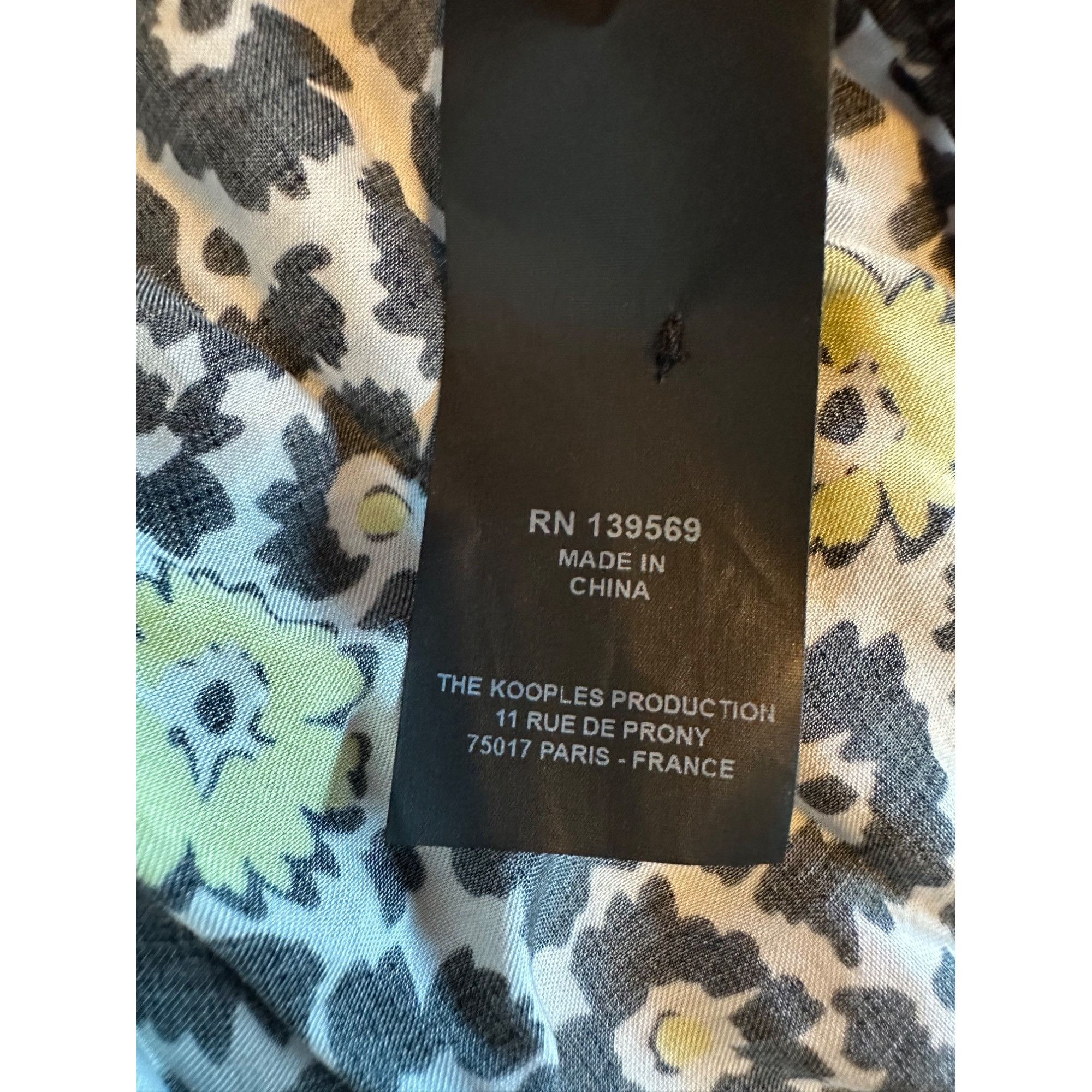 The Kooples The Kooples Floral Print Dress Size 1 Small Long Sleeve Vis Size S / US 4 / IT 40 - 11 Thumbnail