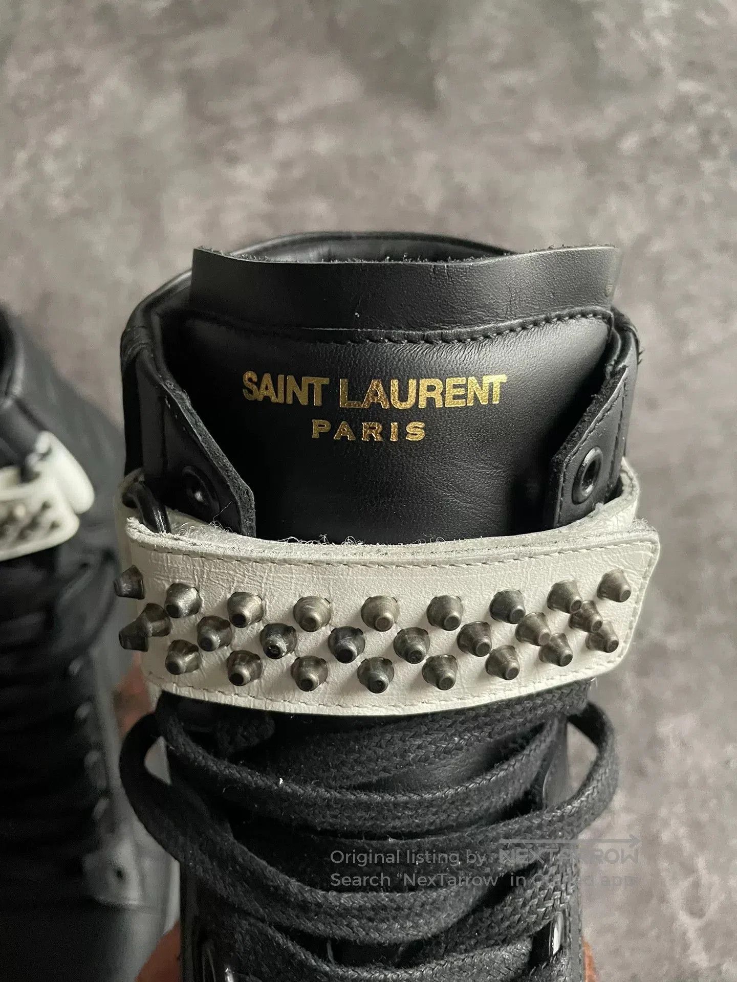 Saint Laurent Paris Saint Laurent Black and Leopard High. Size US 8.5 / EU 41-42 - 7 Thumbnail
