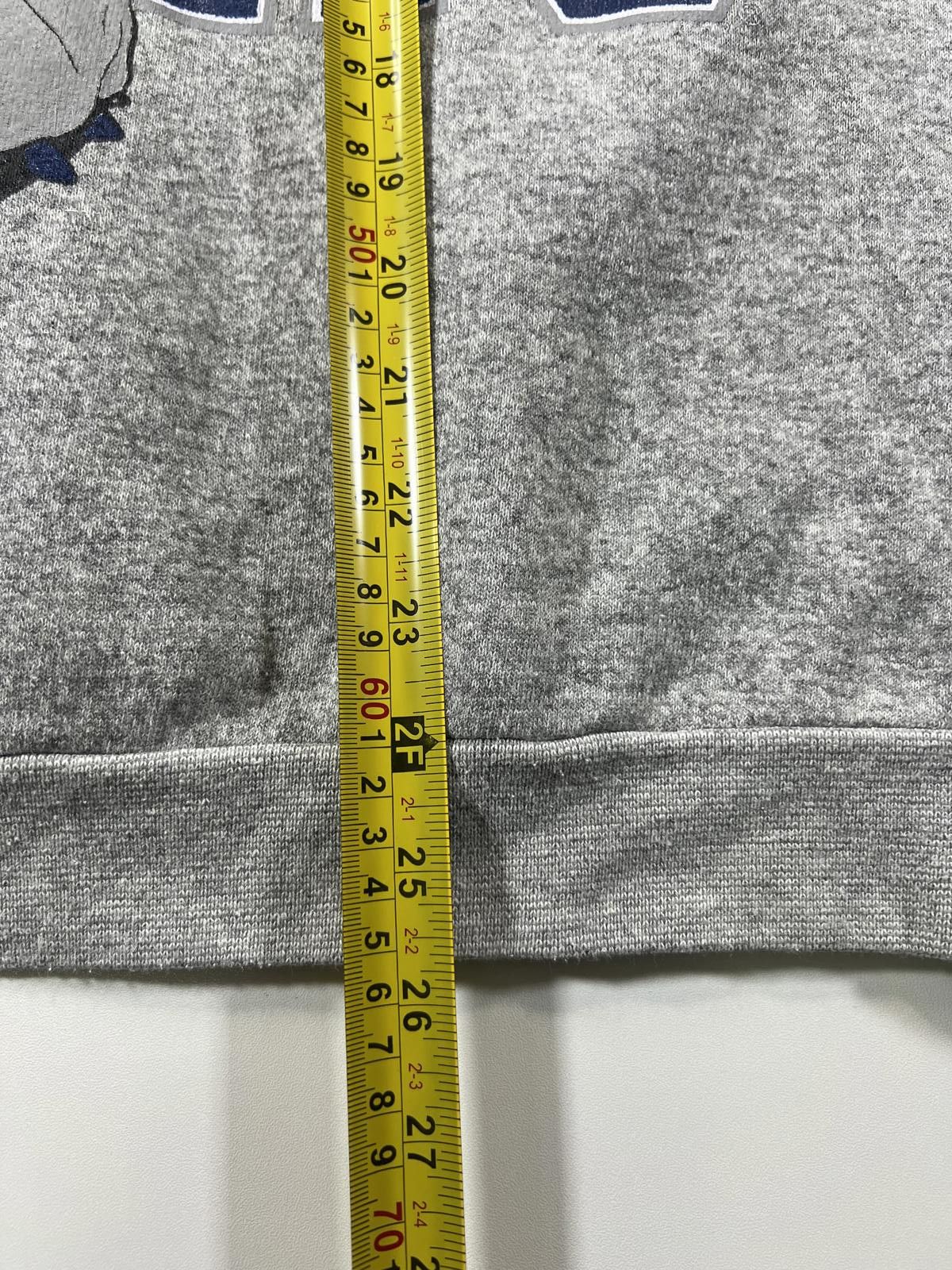 Delta Vintage Georgetown Hoyas Grey Crewneck Sweatshirt XL Size US XL / EU 56 / 4 - 6 Thumbnail