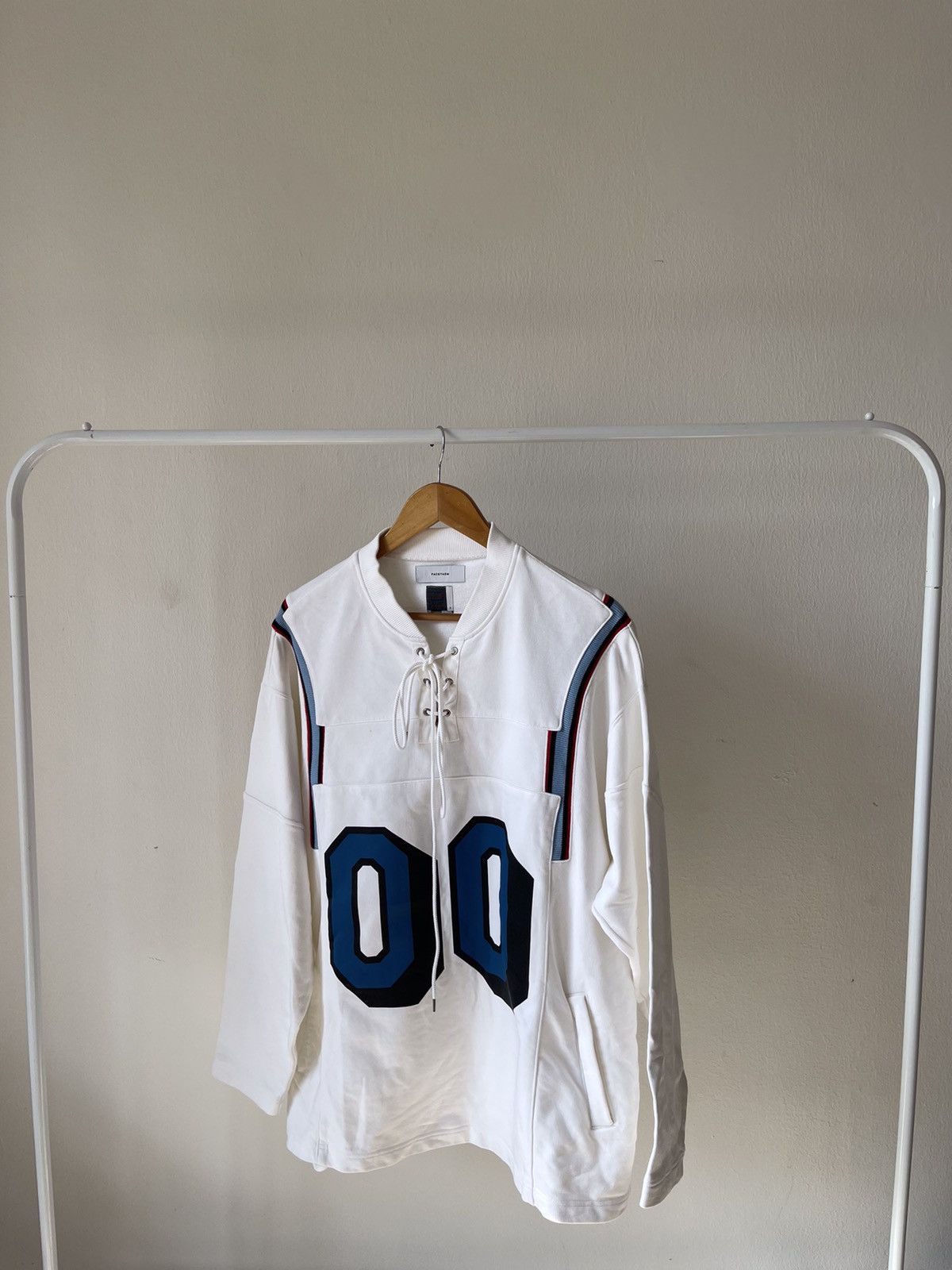 Auralee × Facetasm × Japanese Brand Facetasm 00 Lace Neck Design Sweatshirt Size US XL / EU 56 / 4 - 2 Thumbnail