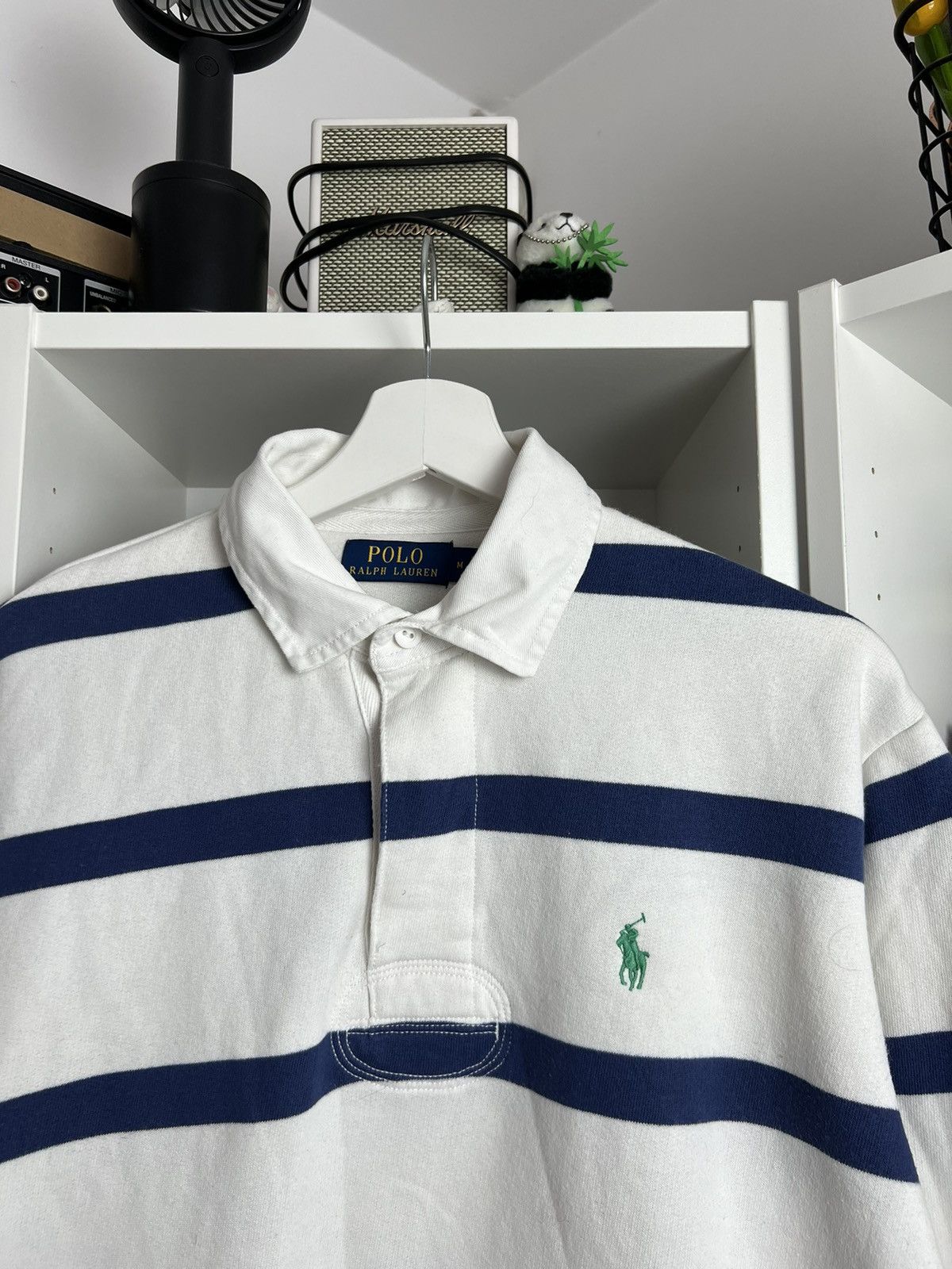 Designer × Polo Ralph Lauren × Ralph Lauren Polo Ralph Lauren striped polo sweatshirt M designer luxury Size US M / EU 48-50 / 2 - 3 Thumbnail