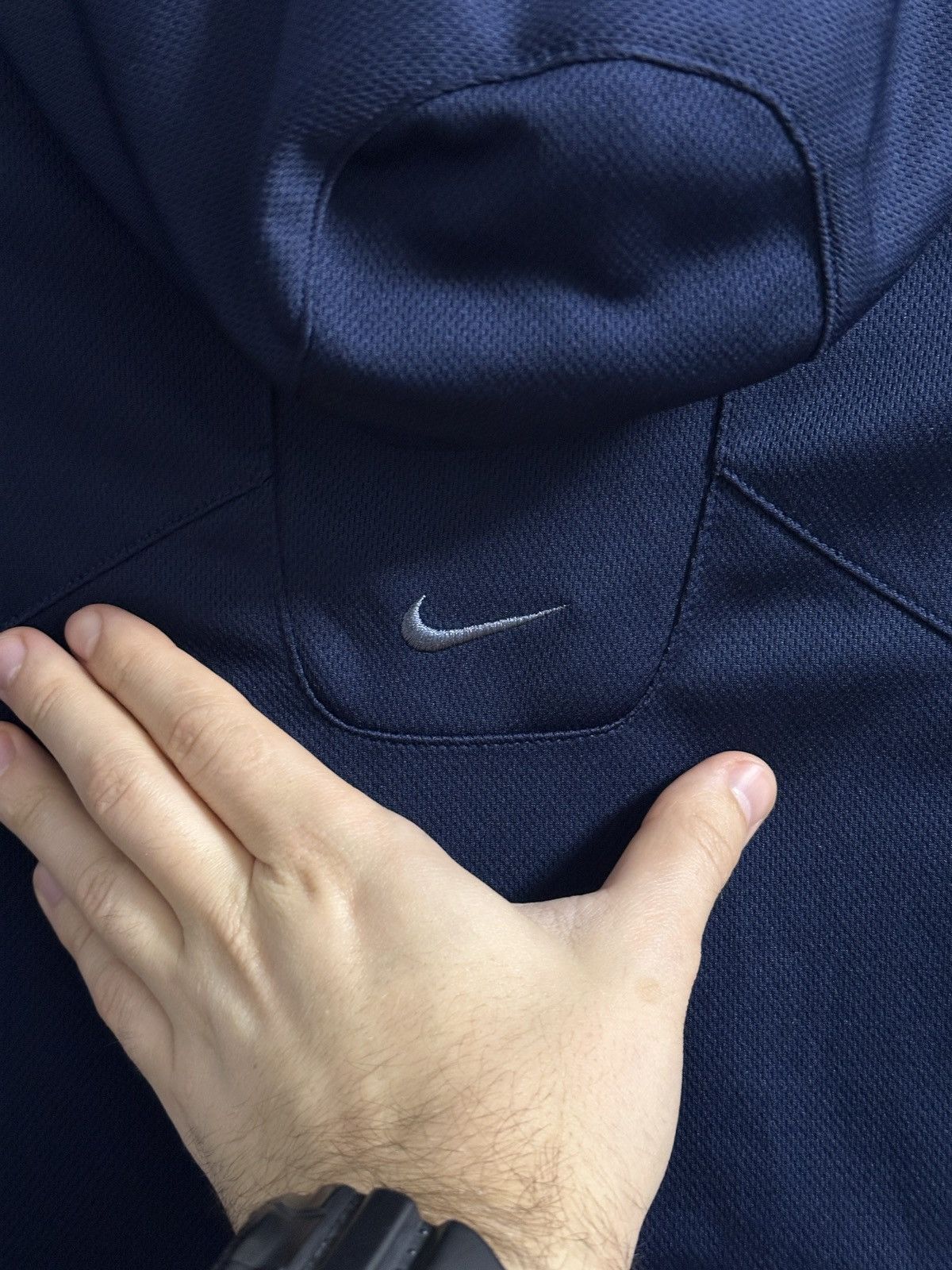 Nike Rare Vintage Hood Shirt Nike Shox Small Swoosh. Junior (M) Size US XS / EU 42 / 0 - 6 Thumbnail