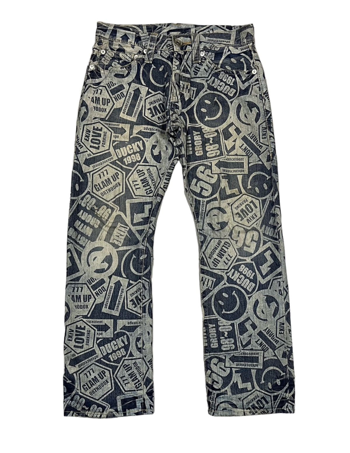 Japanese Brand 💸BindingOffer💸 CO&LU Rare Design Denim Pant Size US 32 / EU 48 - 1 Thumbnail