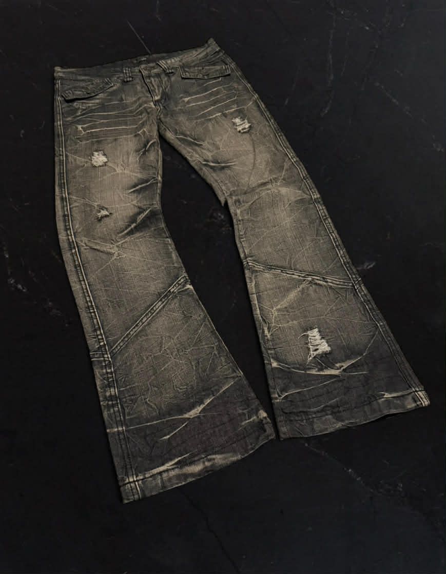 Japanese Brand Black Crown Denim Size US 32 / EU 48 - 2 Thumbnail