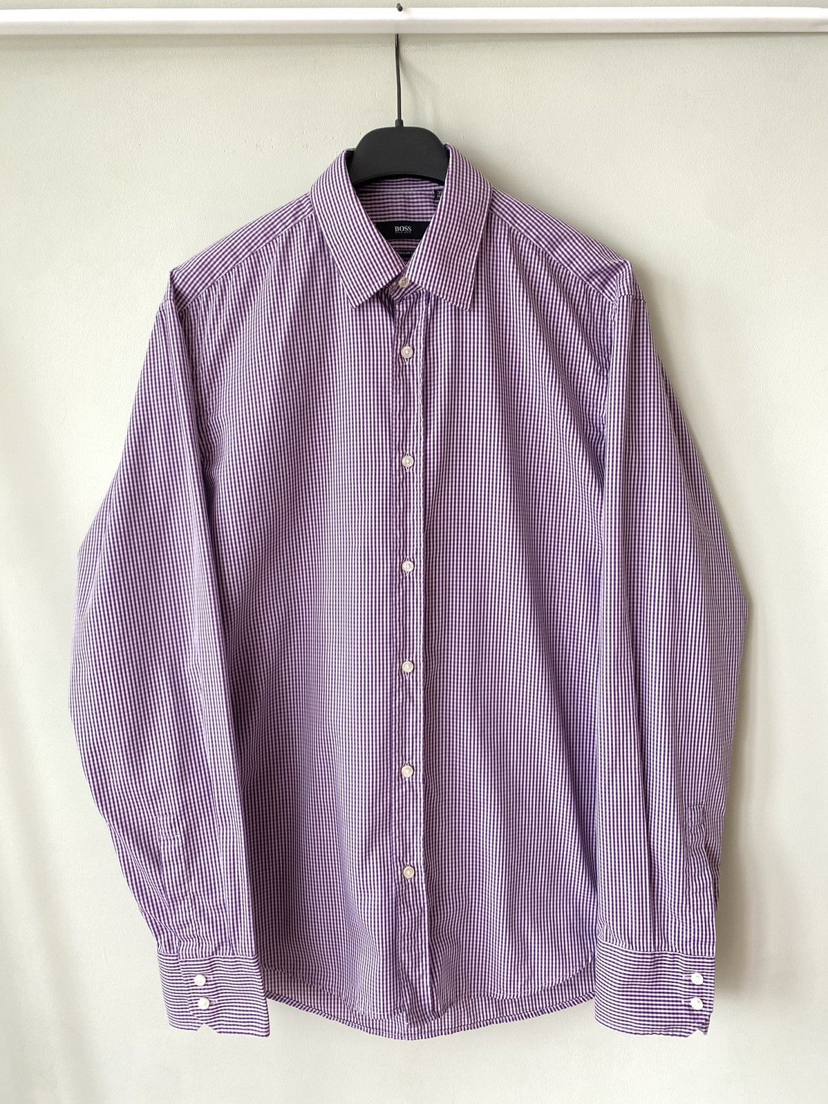 Hugo Boss Hugo Boss Regular fit check ls shirt made in Italy Size US M / EU 48-50 / 2 - 1 Thumbnail