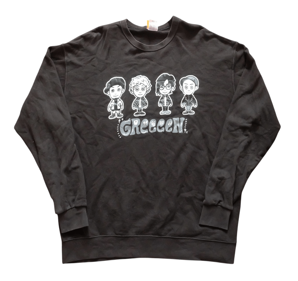 Band Tees GReeeeN Sweater Size US L / EU 52-54 / 3 - 1 Thumbnail