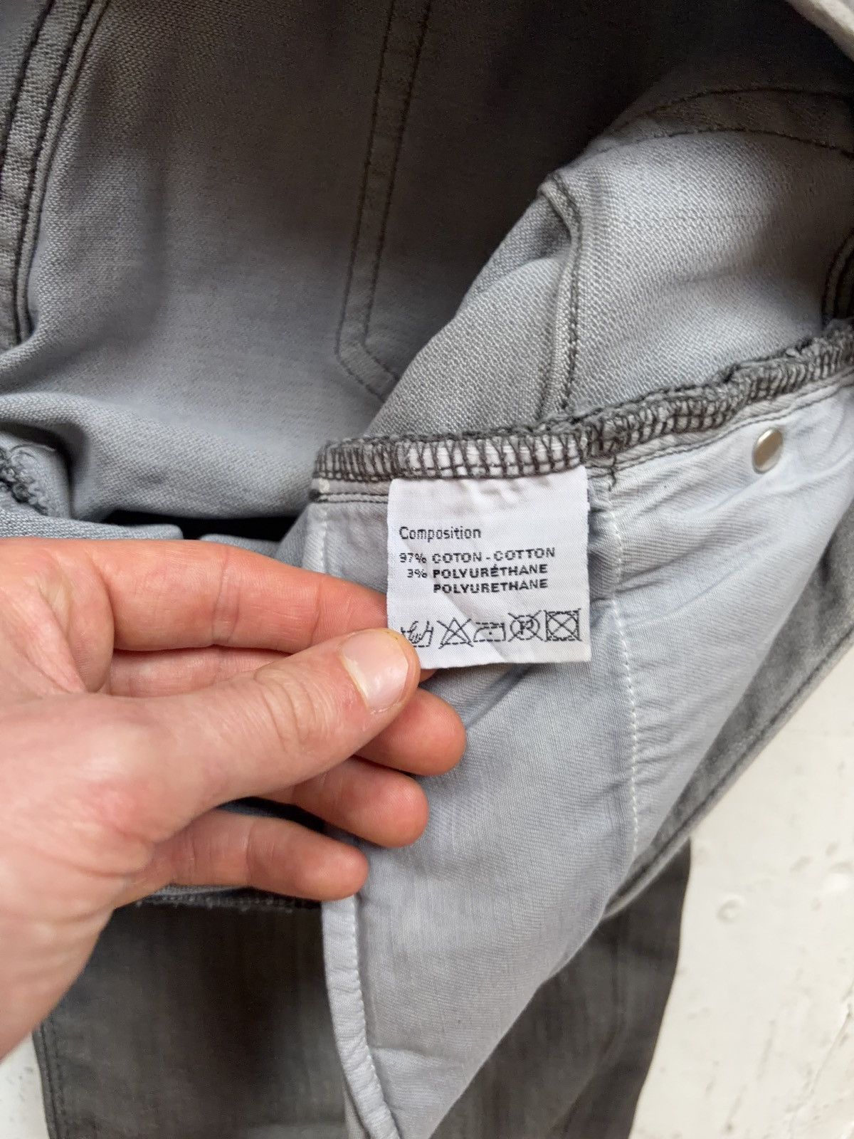 Dior Hedi Dior Homme Grey Jeans Size US 27 - 7 Thumbnail