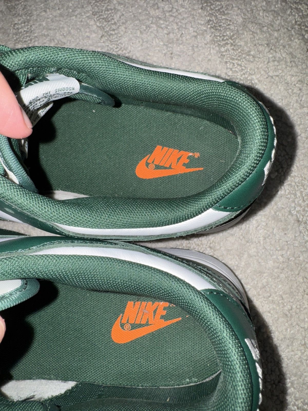 Nike Nike Dunk Michigan State Green Sneaker size 10 Size US 10 / EU 43 - 5 Thumbnail
