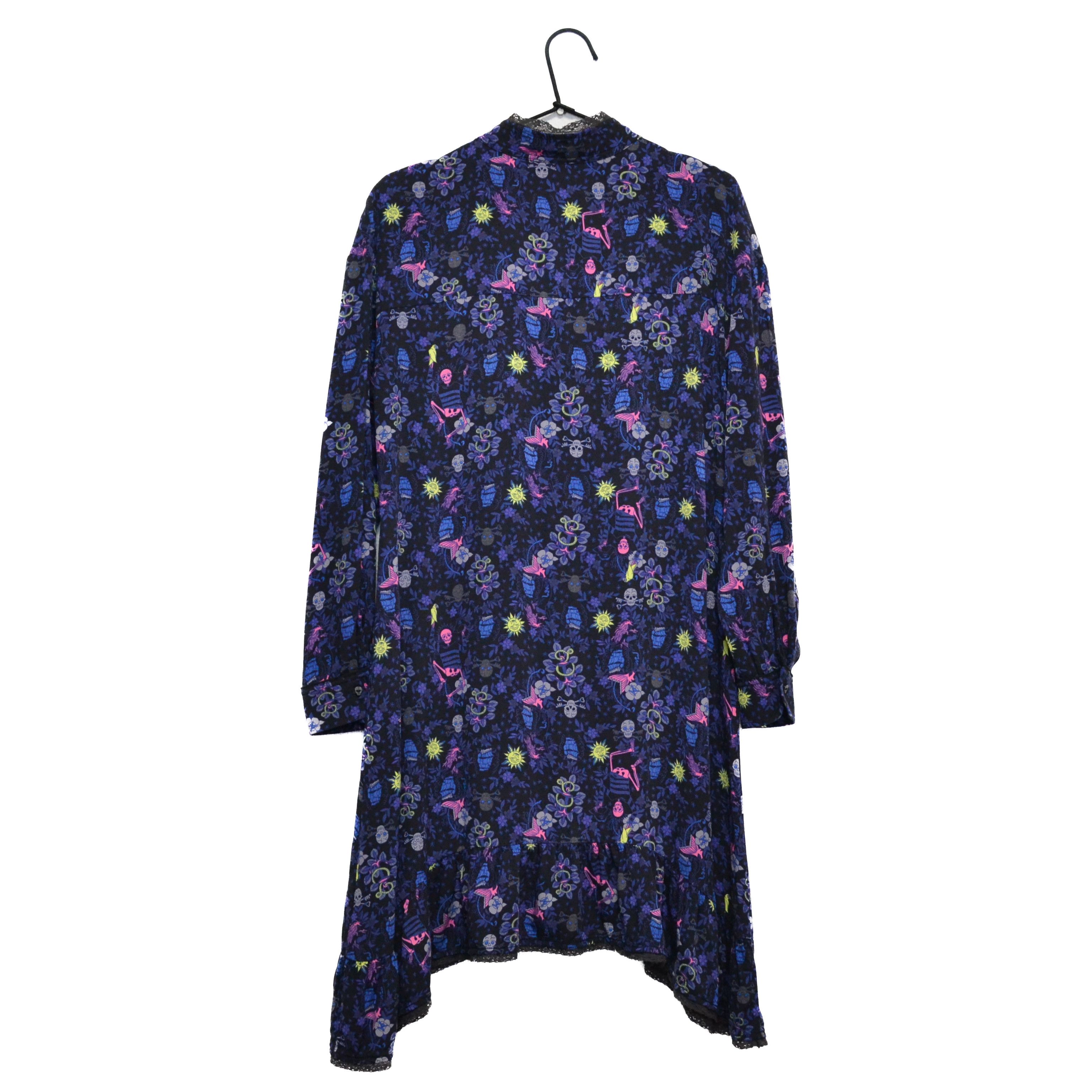 Zadig & Voltaire Zadig&Voltaire Karolina Skull Abstract Pattern Dress Size S / US 4 / IT 40 - 8 Thumbnail