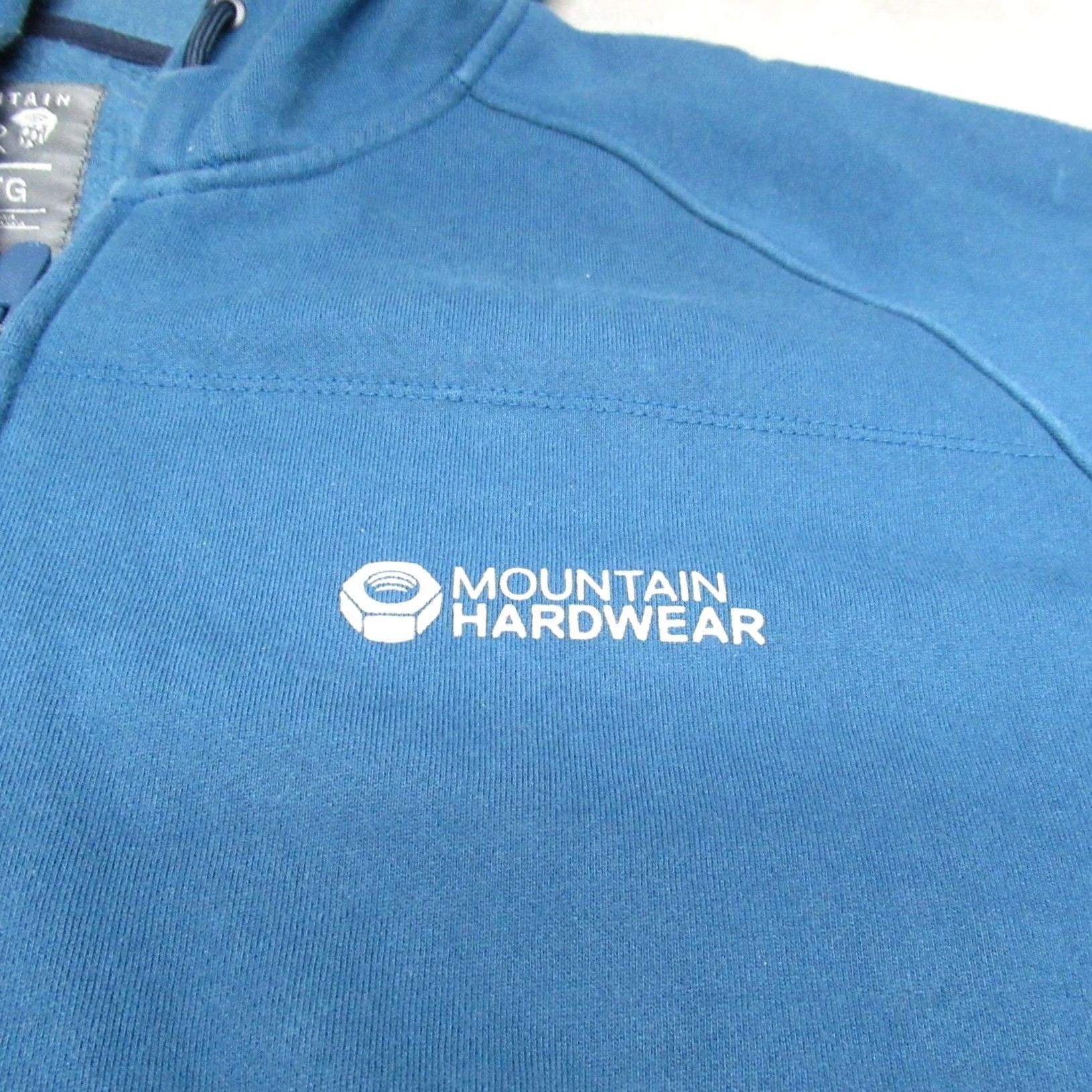 Mountain Hardwear VINTAGE? Mountain Hardwear Hoodie Mens XL Blue Full Zip Outdoor Hiking Midweight Size US XL / EU 56 / 4 - 2 Thumbnail