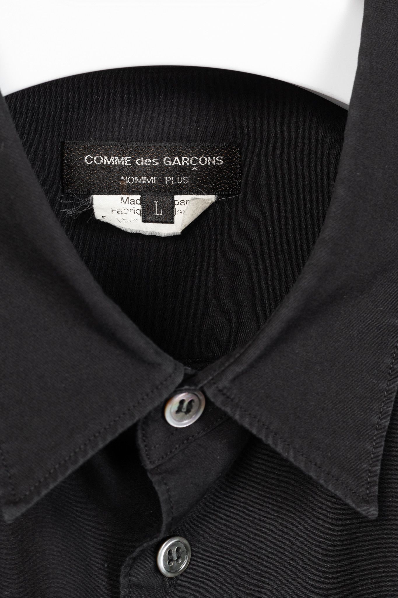 Comme des Garcons Homme Plus CDG Homme Plus Cotton-Poplin Gathered-Yoke Buttoned Shirt Size US L / EU 52-54 / 3 - 4 Thumbnail