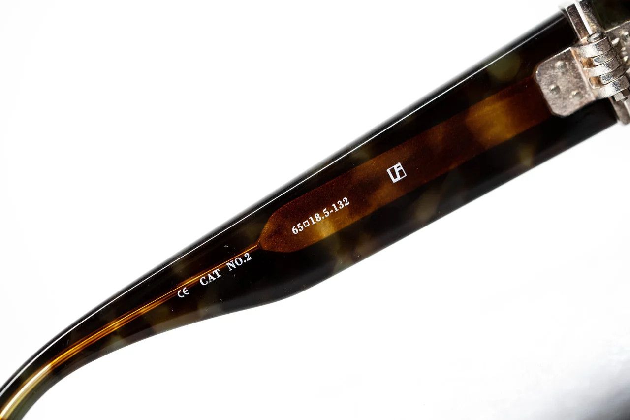 Ann Demeulemeester Ann Demeulemeester Sunglasses Oversized Black and Brown Size ONE SIZE - 6 Thumbnail