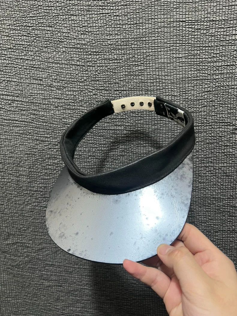Rick Owens rick owens 15ss Mirror Cowhide Waxed Cowboy Sun Hat 2502-N Size ONE SIZE - 1 Thumbnail