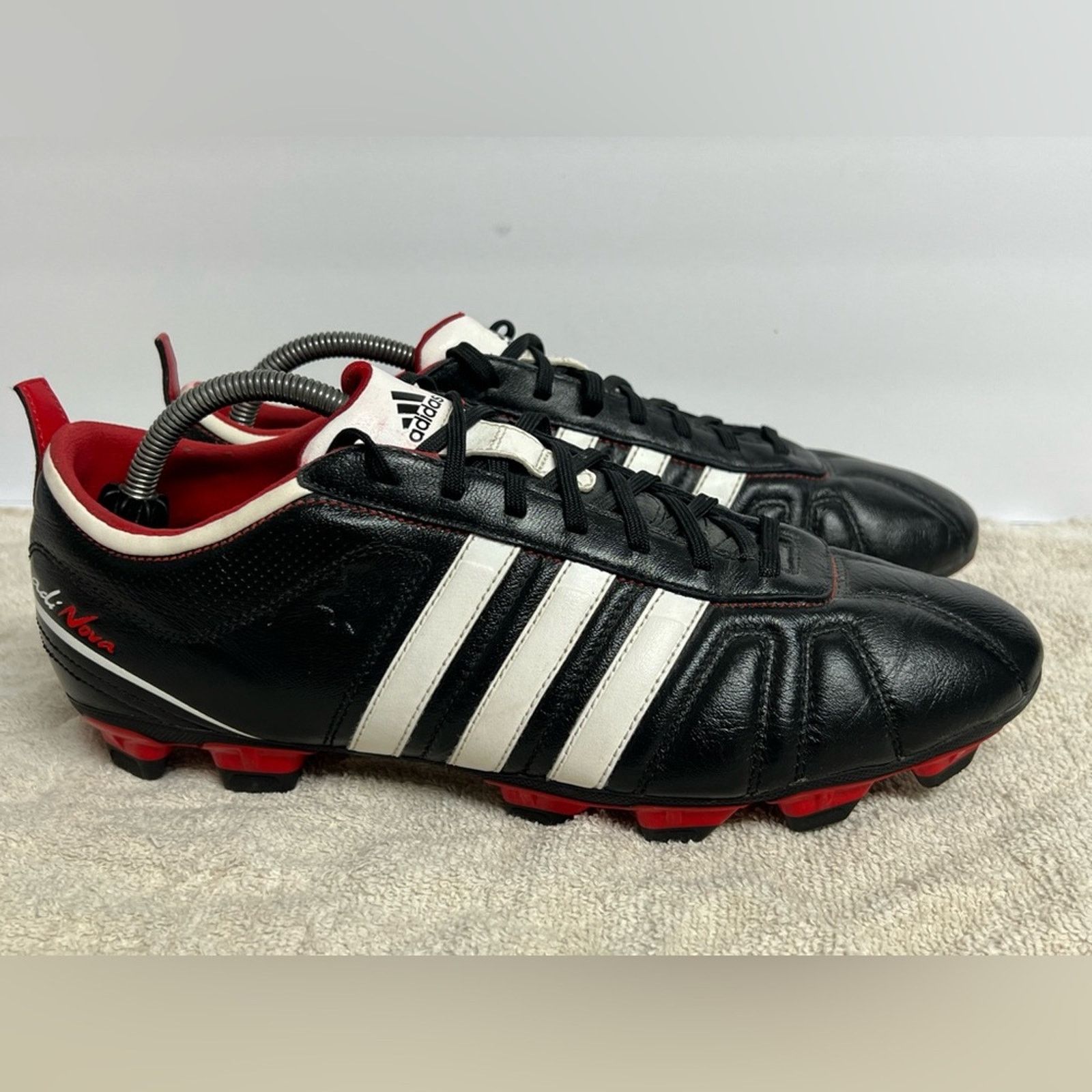 Adidas Adidas AdiNova IV FG 2010 Leather Boots Soccer Cleats RARE Size US 11 / EU 44 - 4 Thumbnail