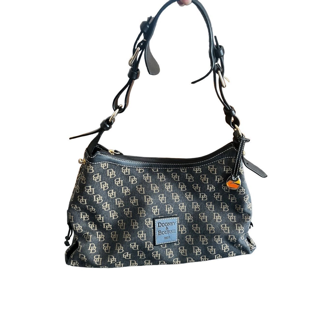 Dooney & Bourke Dooney & Bourke leather canvas Hobo Shoulder Handbag Size ONE SIZE - 4 Thumbnail
