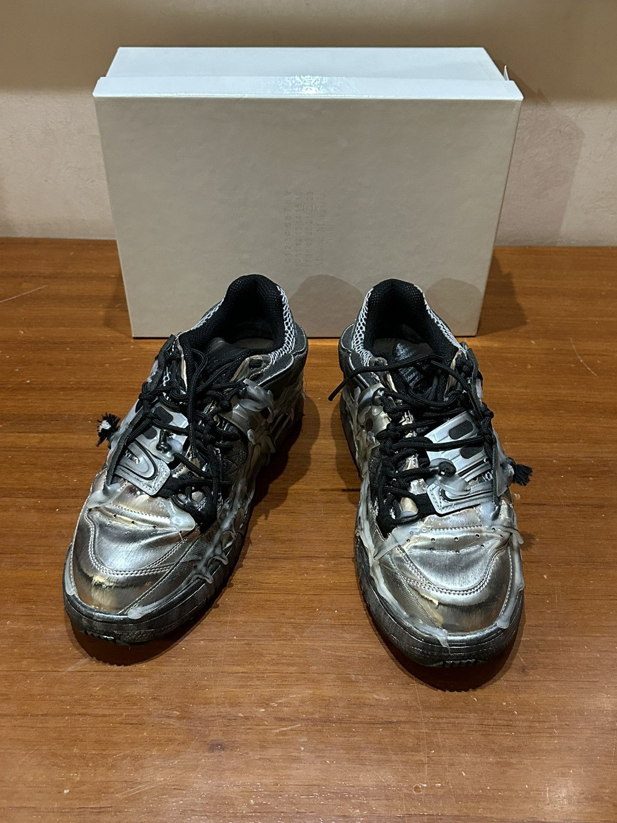 image of Maison Margiela Fusion Sneakers in Grey, Men's (Size 10)