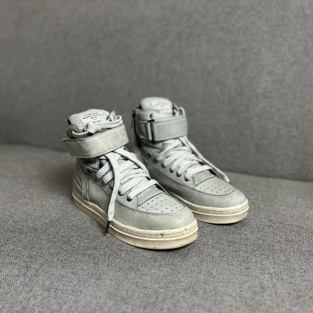 Allsaints Allsaints Rick Owens Geobasket Style Hi Top Sneakers Size US 8 / IT 38 - 2 Thumbnail