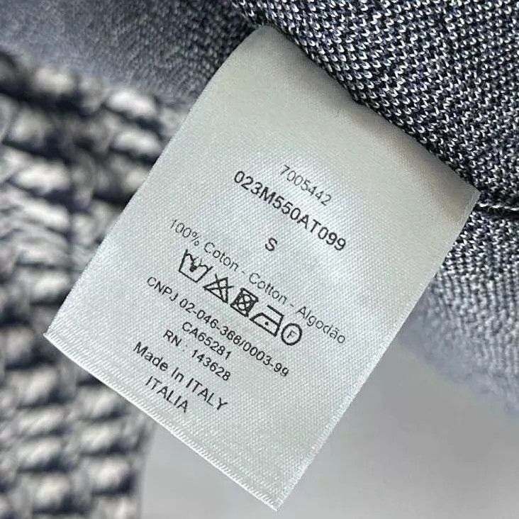 Dior Dior Oblique Knit Shirt men's S Size US S / EU 44-46 / 1 - 4 Thumbnail