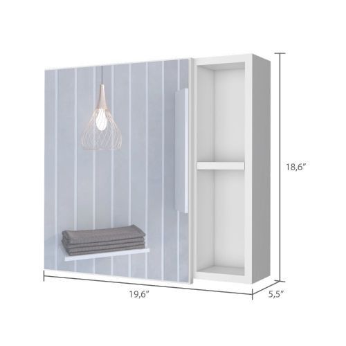Designer × Homemade Myrick 2-Shelf Medicine Cabinet with Mirror White Size US L / EU 52-54 / 3 - 3 Thumbnail