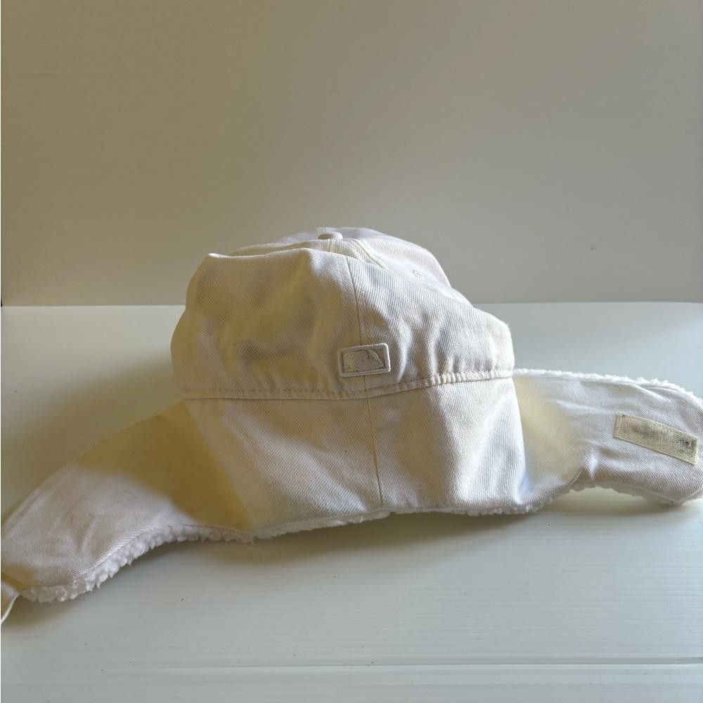Designer Rare Y2K NY Yankees New Era White Snapback Hat Size ONE SIZE - 5 Thumbnail