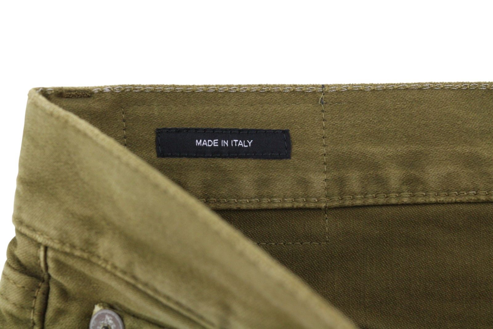 R13 BOYFRIEND 27 Olive Garment Dyed Moleskin Faded FW25 86611 Size 27" / US 4 / IT 40 - 6 Thumbnail