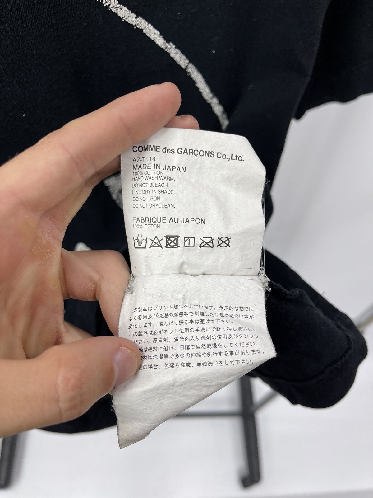 Comme des Garcons COMME des GARCONS Play Black Play T-Shirt Size M Big Logo Size US M / EU 48-50 / 2 - 7 Thumbnail