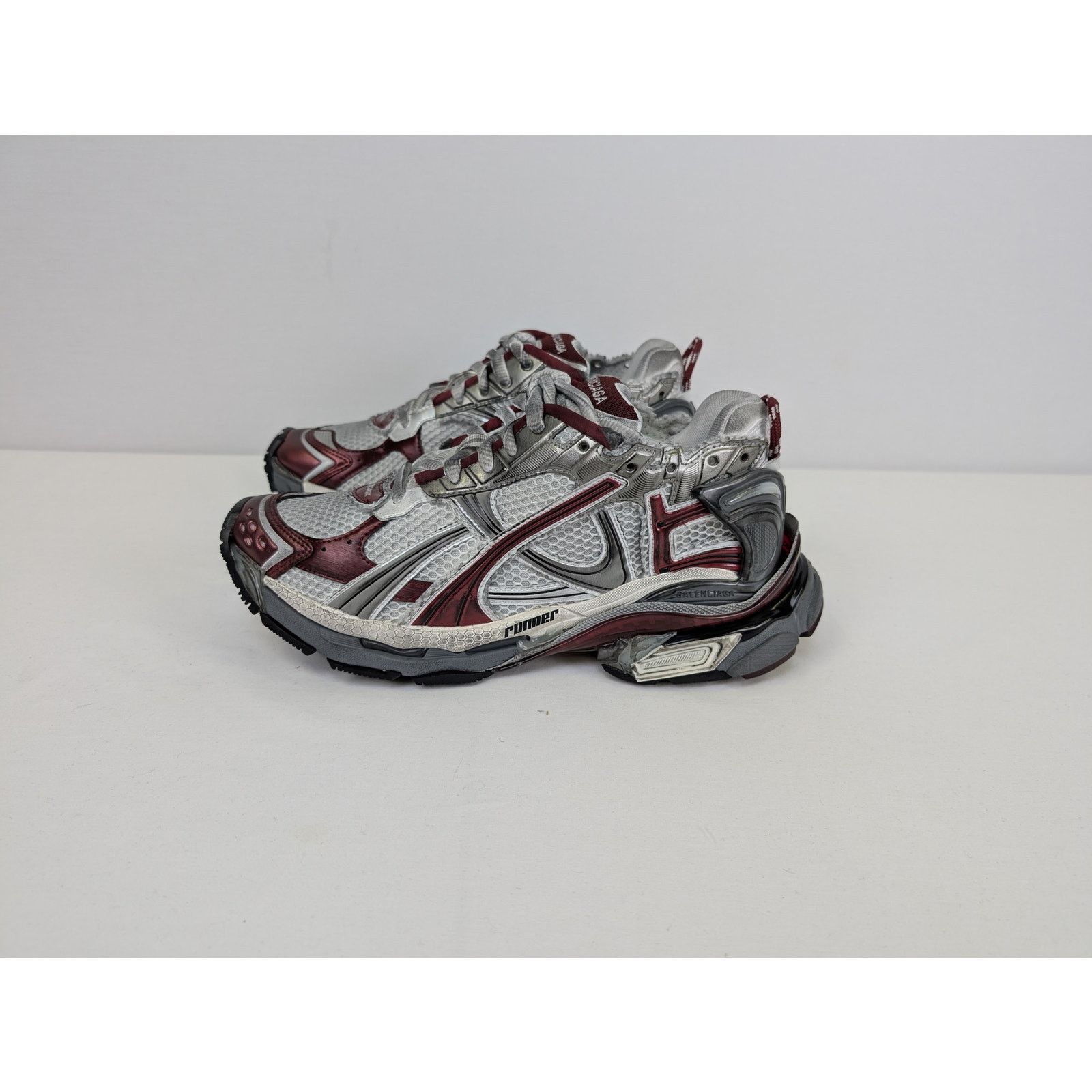 Balenciaga o1rshd1 Four Color Rubber Runners in Multicolor Size US 9 / EU 42 - 11 Thumbnail