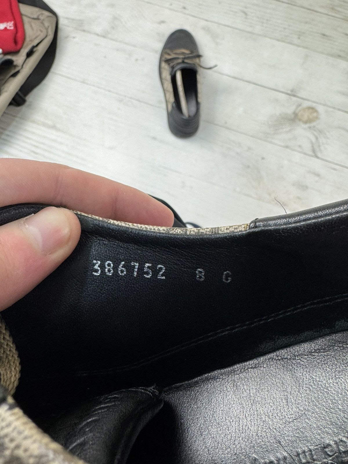 Gucci Gucci GG Supreme Leather Low Top Sneakers Monogram Size US 9.5 / EU 42-43 - 11 Thumbnail
