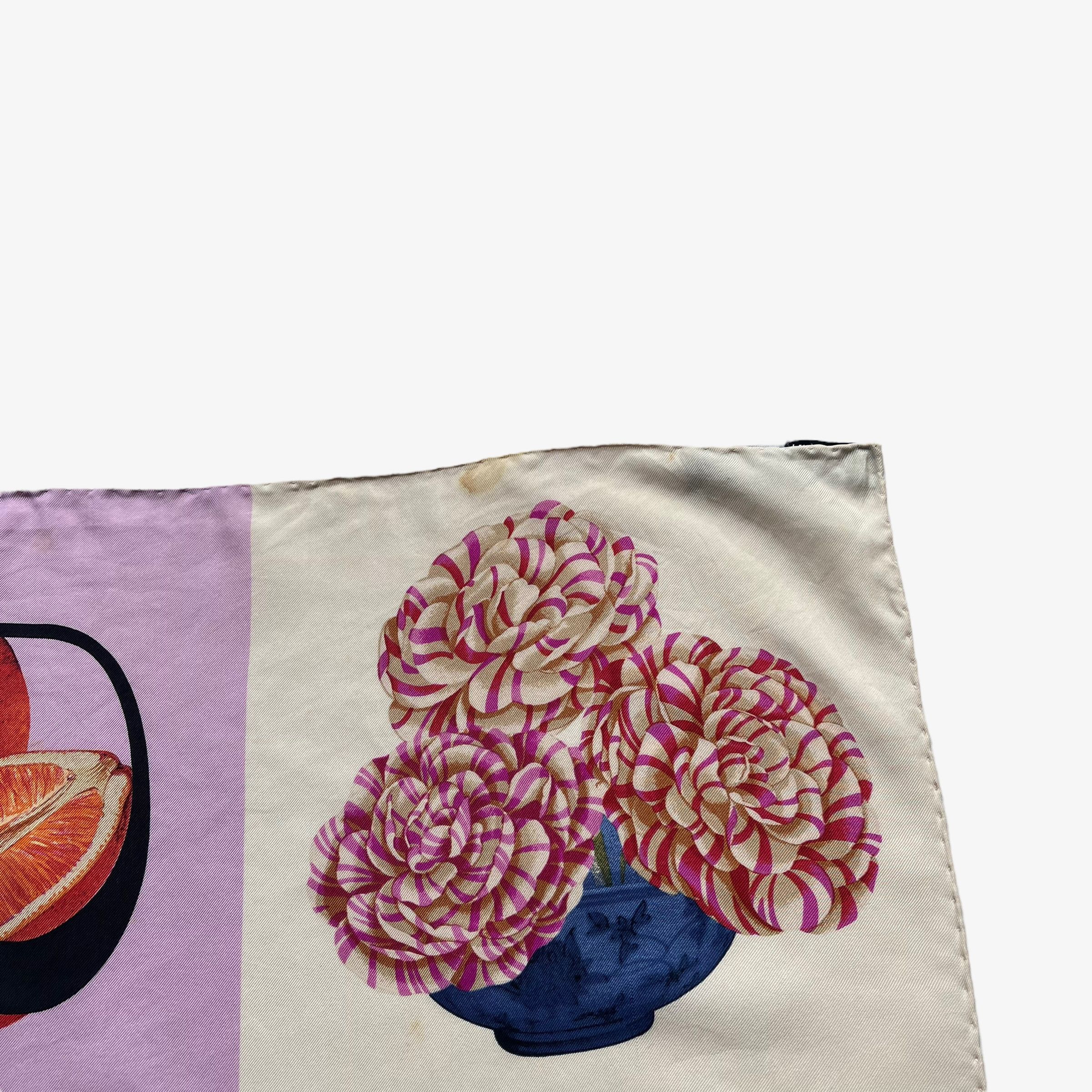 Gucci Vintage 90s Gucci Patchwork Spell Out Print Pink Silk Scarf Size ONE SIZE - 7 Thumbnail