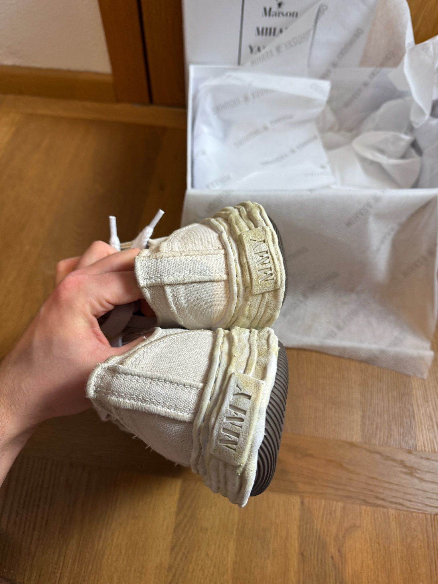 Maison MIHARA YASUHIRO Maison MIHARA YASUHIRO "PETERSON23" OG Sole Low-top Sneaker Size US 9 / EU 42 - 4 Thumbnail