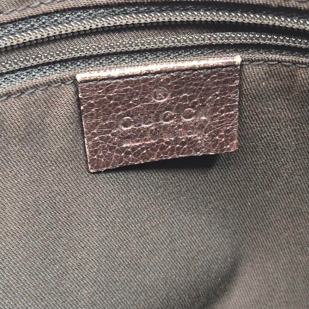 Gucci Gucci - Abbey Mini Brown Beige Leather Handbag Small Size ONE SIZE - 9 Thumbnail