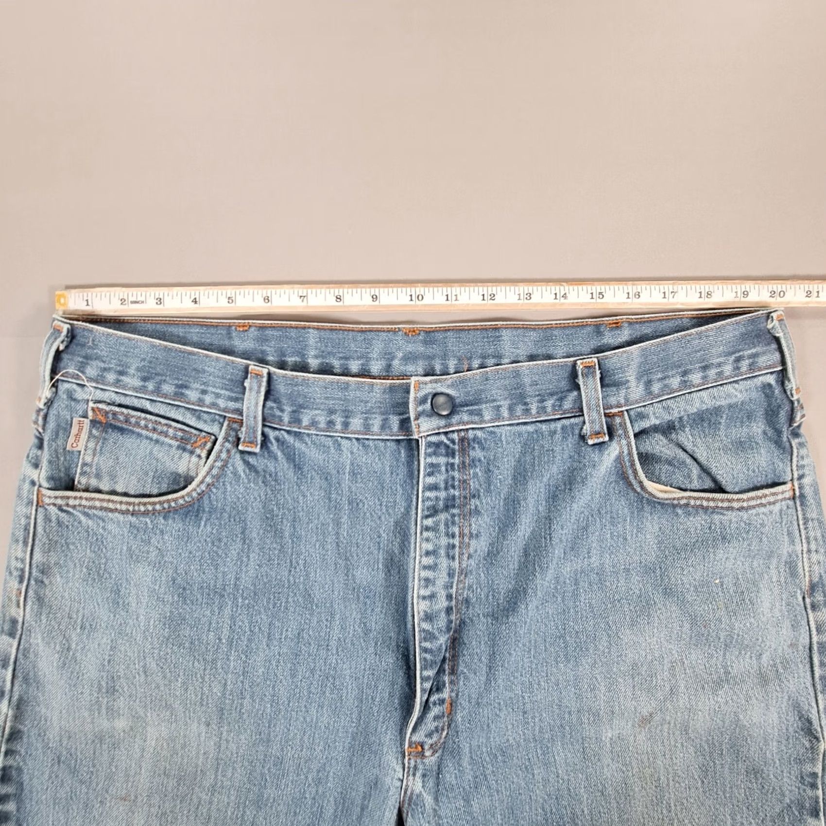 Carhartt Carhartt Jeans Blue W40 L32 Flame Resistant Original Fit Denim Mens Pants Size US 40 / EU 56 - 6 Thumbnail
