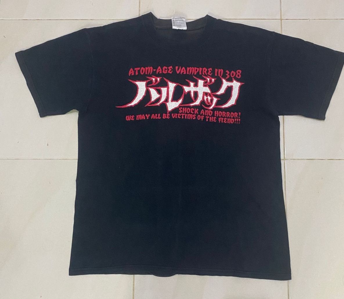 Vintage Vintage 90s Balzac Atom Age Vampires In 308 Band Punk Size US L / EU 52-54 / 3 - 1 Thumbnail