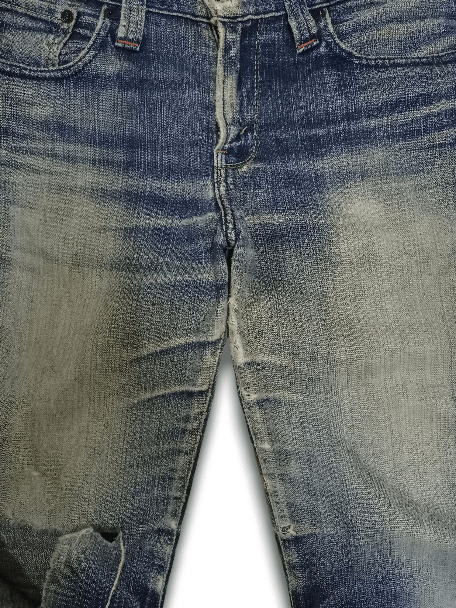 Levi's × Levi's Vintage Clothing Vintage 90s Levis 517 Mud Wash Distressed Flare Jeans 34x32 Size US 34 / EU 50 - 6 Thumbnail