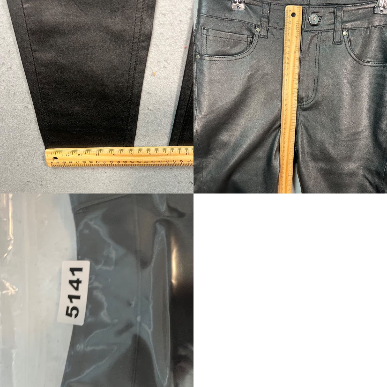 DKNY DKNY Womens Black Leather Skinny Pants Size 4 Jeans? Size 27" / US 4 / IT 40 - 8 Thumbnail