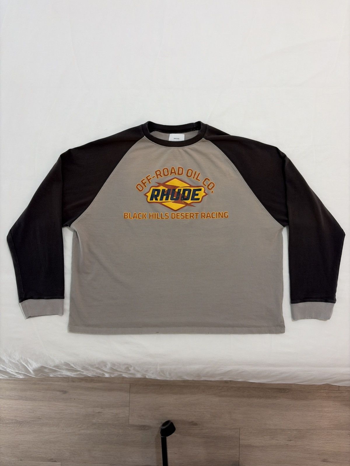 Rhude Rhude Off Road Oil Black Hills Desert Racing Longsleeve Size US XL / EU 56 / 4 - 1 Thumbnail