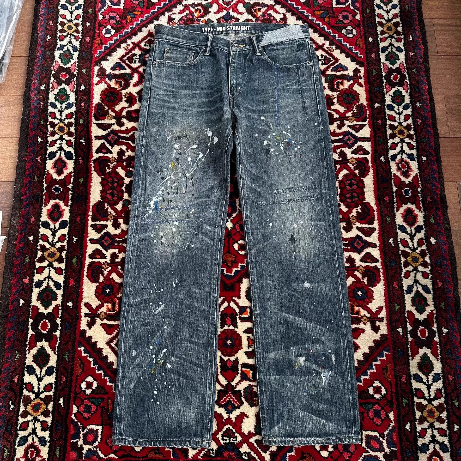 Neighborhood neighborhood 08ex splatter mid M jeans Size US 33 - 1 Thumbnail