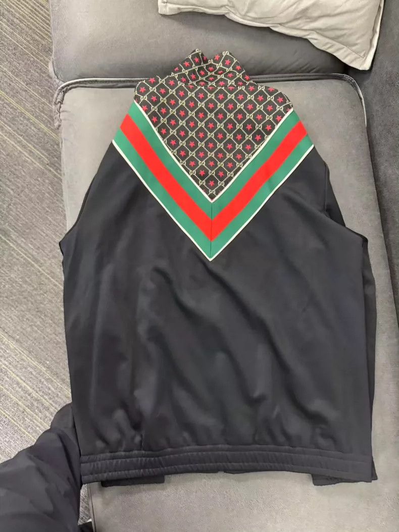 Gucci Gucci Star stitching red and green jacket Size US M / EU 48-50 / 2 - 2 Thumbnail