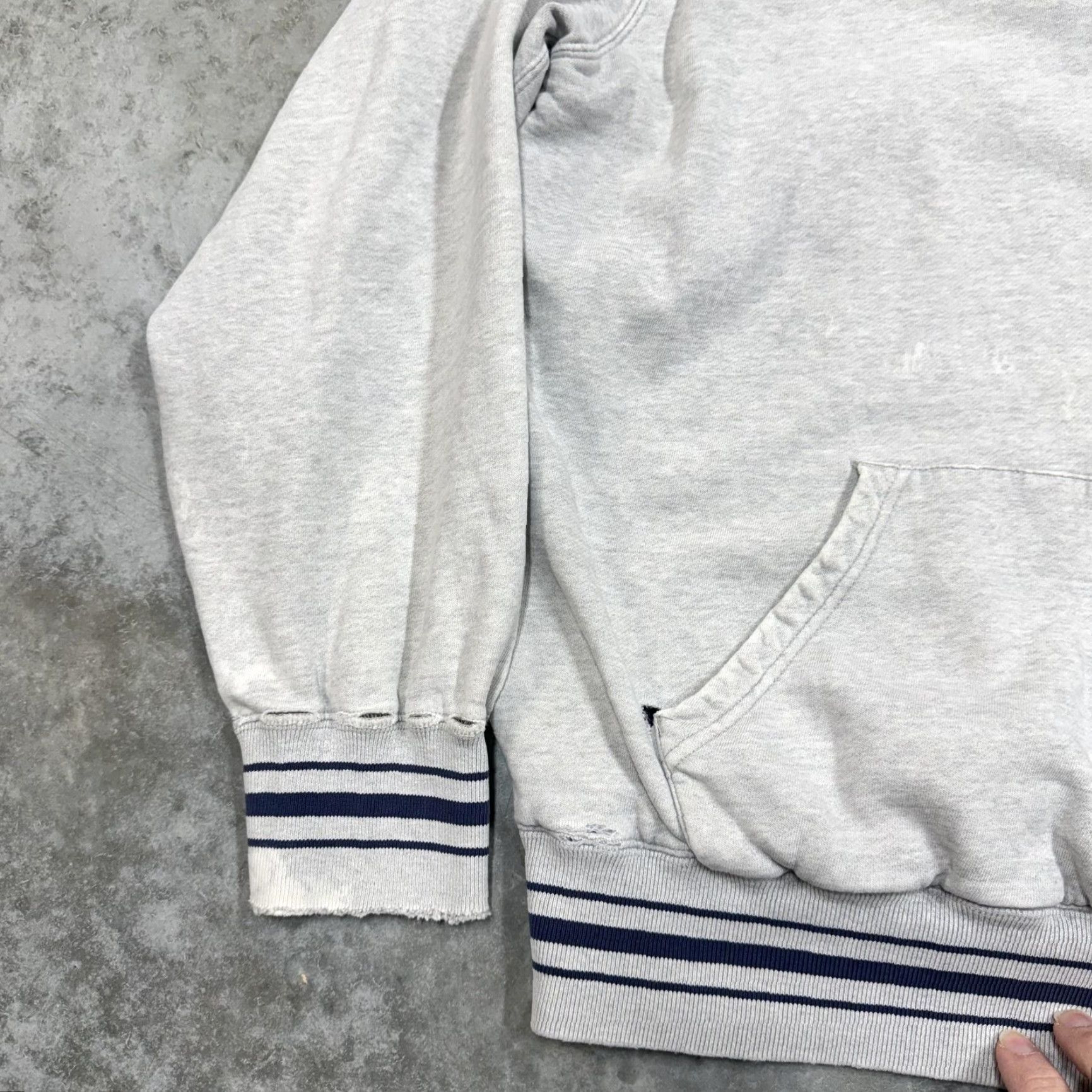 Polo Ralph Lauren Vintage Polo Ralph Lauren Hoodie Sweatshirt Mens Large Gray 1/4 Zip RPL 91-L 90s Size US L / EU 52-54 / 3 - 6 Thumbnail